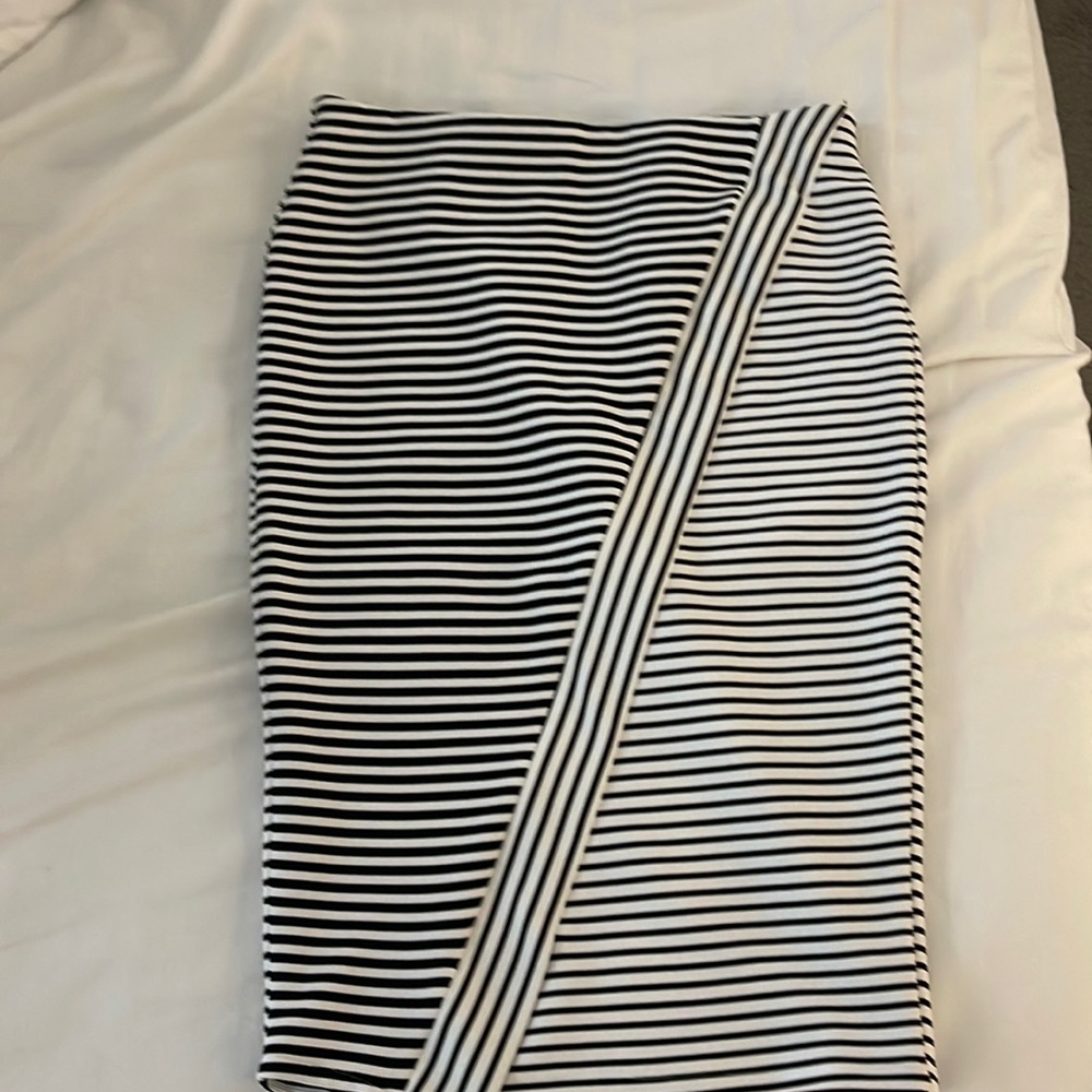 Zara striped skirt